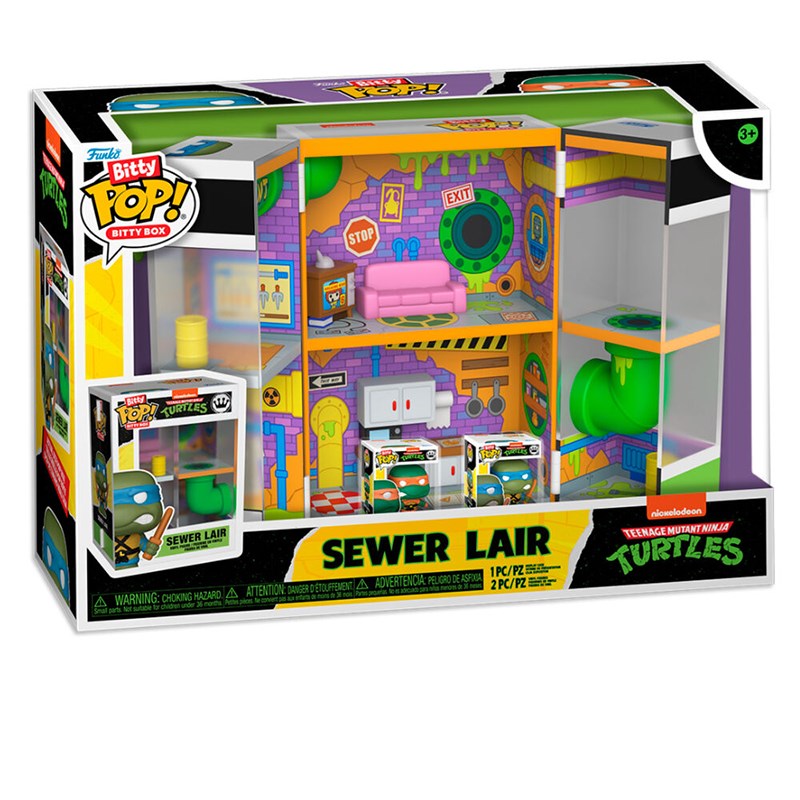 Funko Bitty Boxes! Animation: Teenage Mutant Ninja Turtle - Sewer Lair Funko Bitty Boxes! Animation: Teenage Mutant Ninja Turtle - Sewer Lair